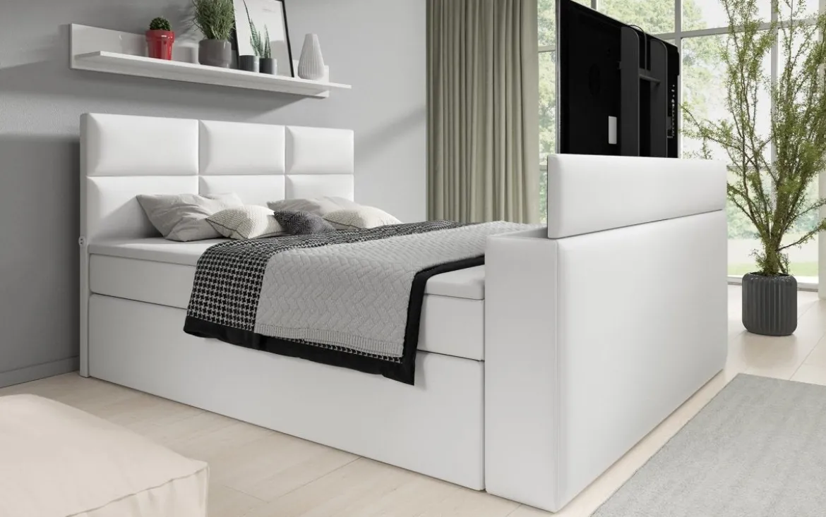 Boxspringbett Carre mit TV Lift und USB