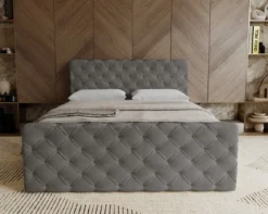 Boxspringbett Chester Samt mit Stauraum