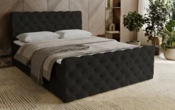 Boxspringbett Chester Samt mit Stauraum