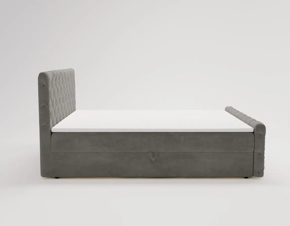 Boxspringbett Chester Samt mit Stauraum