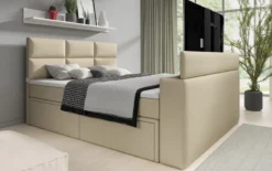 Boxspringbett Citaro mit TV Lift, USB und Stauraum