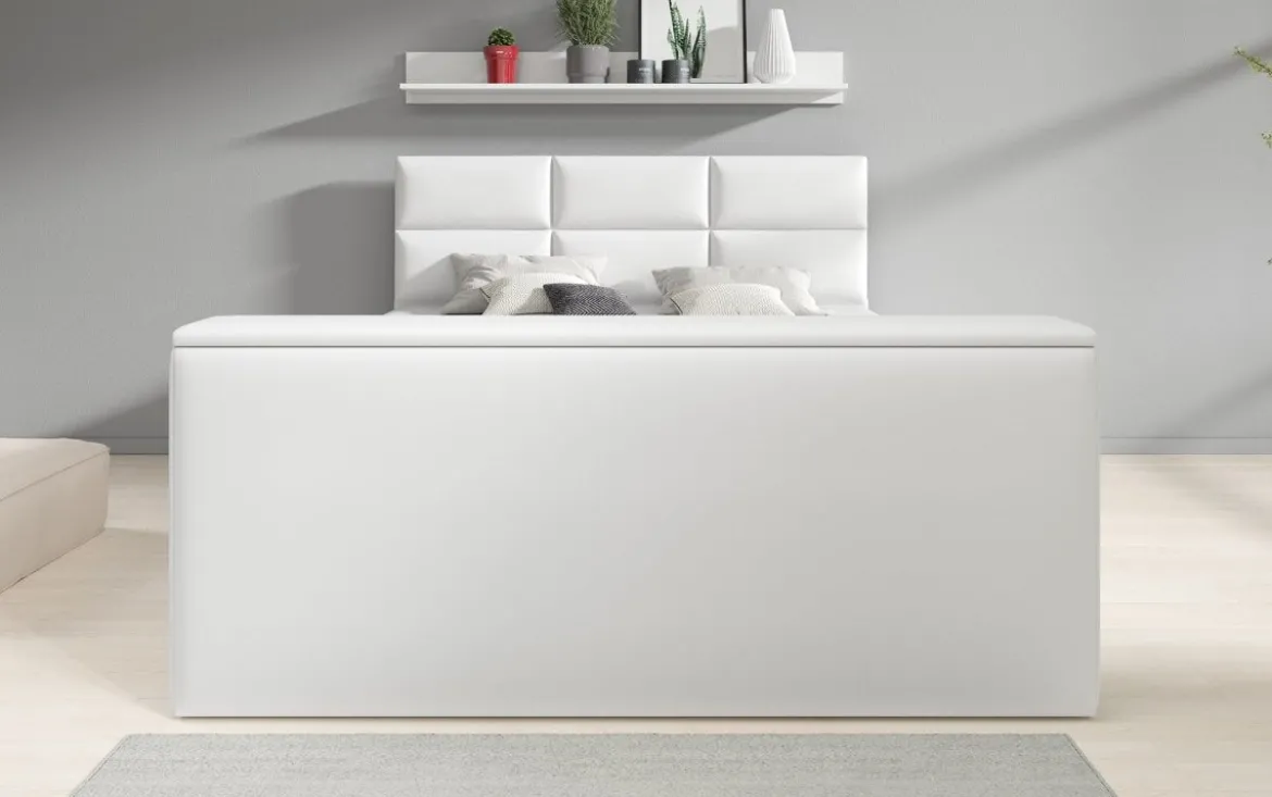 Boxspringbett Citaro mit TV Lift, USB und Stauraum