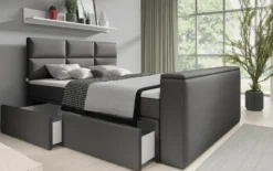 Boxspringbett Citaro mit TV Lift, USB und Stauraum