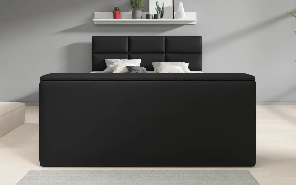 Boxspringbett Citaro mit TV Lift, USB und Stauraum