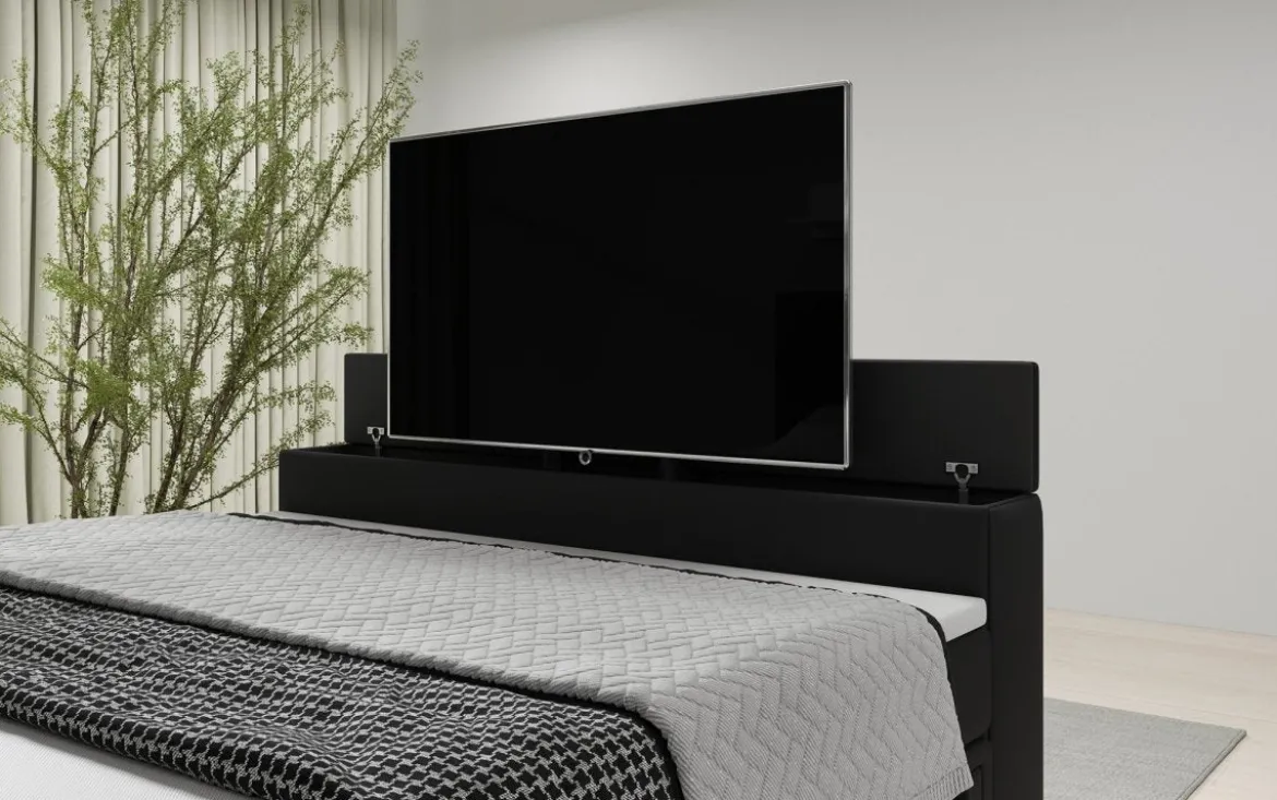 Boxspringbett Citaro mit TV Lift, USB und Stauraum
