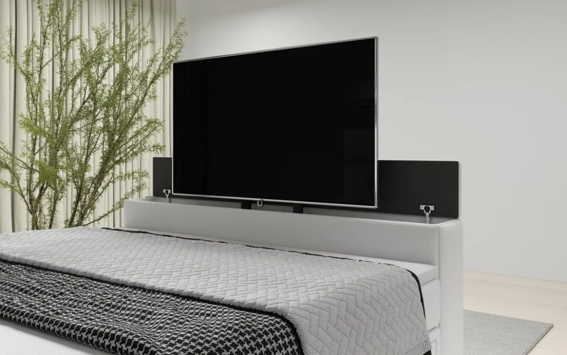 Boxspringbett Citaro mit TV Lift, USB und Stauraum