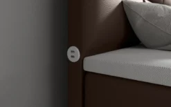 Boxspringbett Citaro mit TV Lift, USB und Stauraum