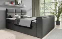 Boxspringbett Citaro mit TV Lift, USB und Stauraum