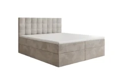 Boxspringbett Como in Cord mit Stauraum