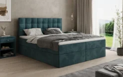 Boxspringbett Como in Cord mit Stauraum