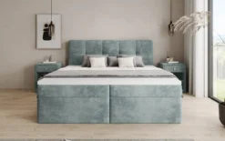Boxspringbett Cozy II in Cord mit Stauraum