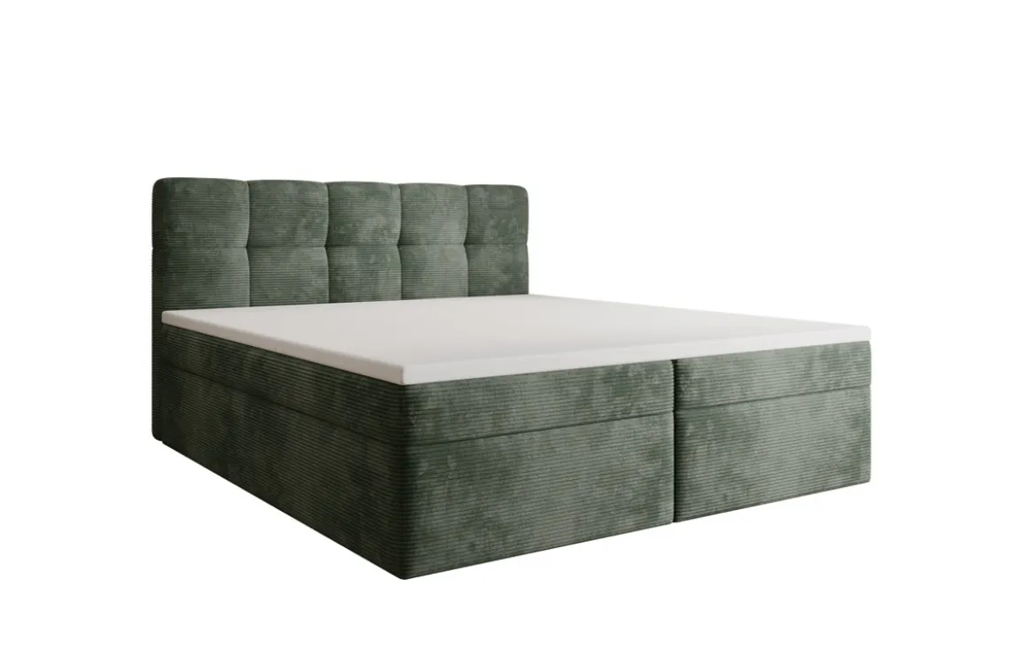 Boxspringbett Cozy II in Cord mit Stauraum