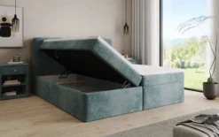 Boxspringbett Cozy II in Cord mit Stauraum