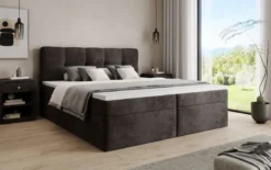 Boxspringbett Cozy II in Cord mit Stauraum