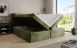 Boxspringbett Cozy II in Cord mit Stauraum