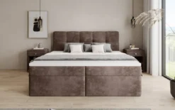 Boxspringbett Cozy II in Cord mit Stauraum