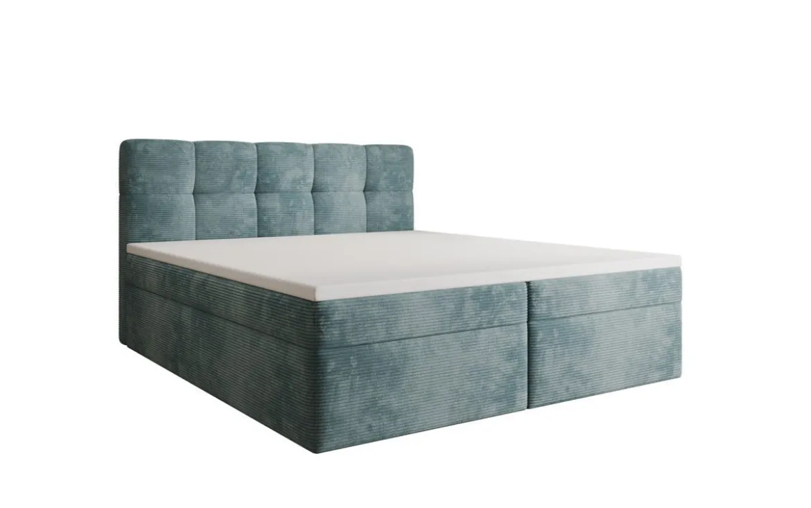Boxspringbett Cozy II in Cord mit Stauraum