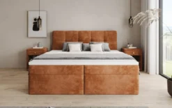 Boxspringbett Cozy II in Cord mit Stauraum