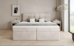 Boxspringbett Cozy II Samt mit Stauraum