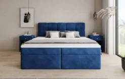 Boxspringbett Cozy II Samt mit Stauraum