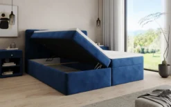 Boxspringbett Cozy II Samt mit Stauraum