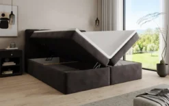 Boxspringbett Cozy II Samt mit Stauraum
