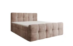 Boxspringbett Cozy in Cord mit Stauraum