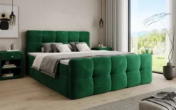 Boxspringbett Cozy Samt mit Stauraum
