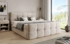 Boxspringbett Cozy Samt mit Stauraum