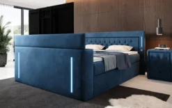 Boxspringbett Divaneo mit TV Lift und Stauraum (2 Schubladen)