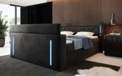Boxspringbett Divaneo mit TV Lift und Stauraum (2 Schubladen)