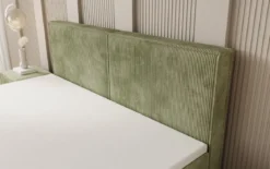 Boxspringbett Elara mit Schwebeoptik in Cord