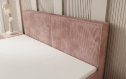 Boxspringbett Elara mit Schwebeoptik in Cord