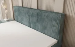 Boxspringbett Elara mit Schwebeoptik in Cord