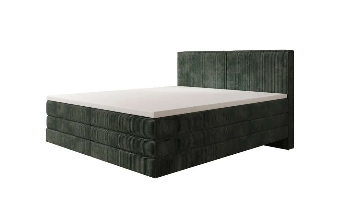Boxspringbett Elara mit Schwebeoptik in Cord