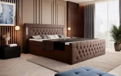 Boxspringbett Elegance mit LED, USB und Stauraum