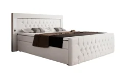 Boxspringbett Elegance mit LED, USB und Stauraum