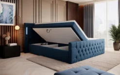 Boxspringbett Elegance mit LED, USB und Stauraum