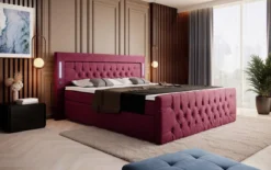 Boxspringbett Elegance mit LED, USB und Stauraum