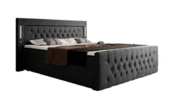 Boxspringbett Elegance mit LED, USB und Stauraum