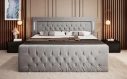 Boxspringbett Elegance mit LED, USB und Stauraum