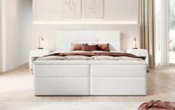 Boxspringbett Eleonora Bouclé mit Stauraum