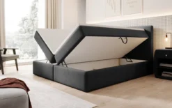 Boxspringbett Eleonora Bouclé mit Stauraum