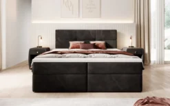 Boxspringbett Eleonora Samt mit Stauraum