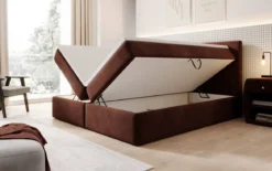 Boxspringbett Eleonora Samt mit Stauraum