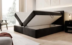 Boxspringbett Eleonora Samt mit Stauraum