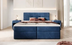 Boxspringbett Eleonora Samt mit Stauraum