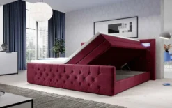 Boxspringbett Gloria mit LED und Stauraum