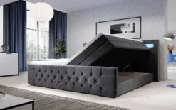 Boxspringbett Gloria mit LED und Stauraum