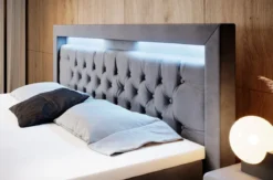 Boxspringbett Gloria mit LED und Stauraum